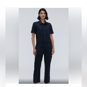 EVERLANE JUMPSUIT. black denim. NWOT